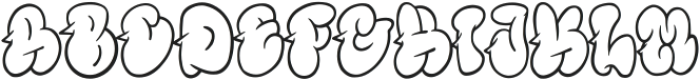 Rollbeat Graffiti otf (400) Font UPPERCASE
