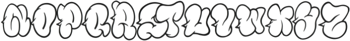 Rollbeat Graffiti otf (400) Font UPPERCASE