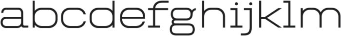 Rollbox Extra Light otf (200) Font LOWERCASE