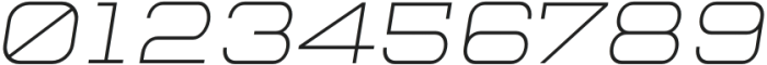 Rollbox Thin Italic otf (100) Font OTHER CHARS
