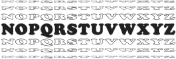 Roller Stacked otf (400) Font LOWERCASE