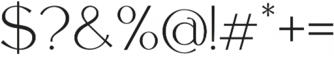 Rollgates Luxury otf (400) Font OTHER CHARS