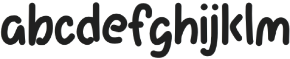 Rolling pop Regular otf (400) Font LOWERCASE