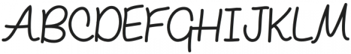 RollingBallCursive otf (400) Font UPPERCASE