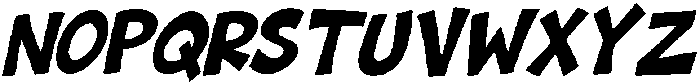RollingStonesSlant-Regular otf (400) Font UPPERCASE