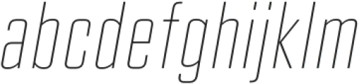 Rollsign Gothic Hair It otf (400) FONT