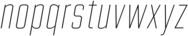 Rollsign Gothic Hair It otf (400) Font LOWERCASE