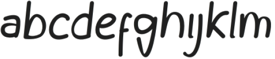 Rollsther Regular otf (400) Font LOWERCASE