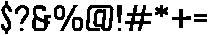 Roloker Regular otf (400) Font OTHER CHARS