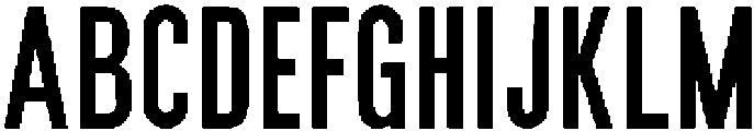 Roloker Regular otf (400) Font UPPERCASE
