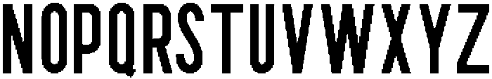 Roloker Regular otf (400) Font UPPERCASE