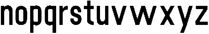 Roloker Regular otf (400) Font LOWERCASE