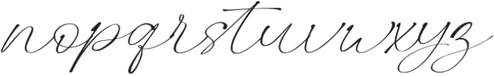 Rolsting Script Regular otf (400) Font LOWERCASE