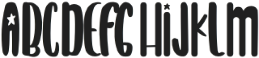 Rolybee Regular otf (400) Font UPPERCASE
