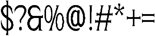 Rolynx Condensed otf (400) Font OTHER CHARS