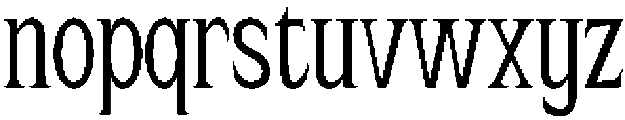 Rolynx Condensed otf (400) Font LOWERCASE