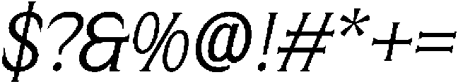 Rolynx Italic otf (400) Font OTHER CHARS