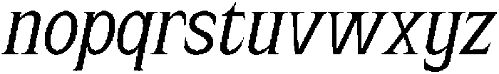 Rolynx Italic otf (400) Font LOWERCASE