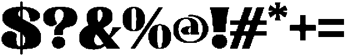 Roma & Nova Regular otf (400) Font OTHER CHARS