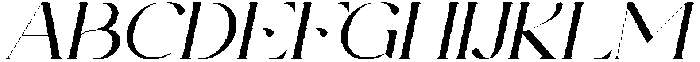 Roman Escort Italic otf (400) Font UPPERCASE