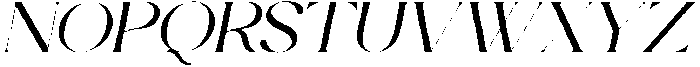 Roman Escort Italic otf (400) Font UPPERCASE