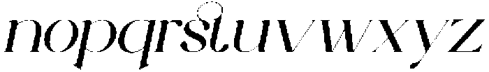 Roman Escort Italic otf (400) Font LOWERCASE