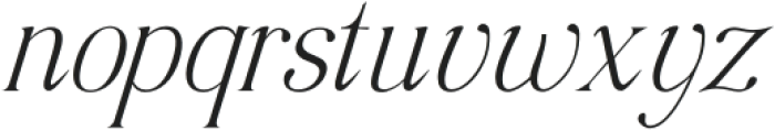 RomanEditorial-Italic otf (400) Font LOWERCASE