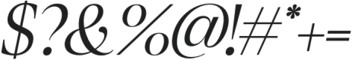 RomanNoirs-Italic otf (400) Font OTHER CHARS