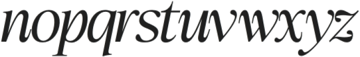 RomanNoirs-Italic otf (400) Font LOWERCASE