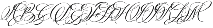 Romance Dream Romance Dream Italic otf (400) Font UPPERCASE