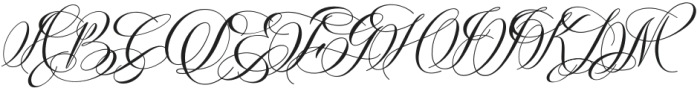 Romance Dream Romance Dream otf (400) Font UPPERCASE