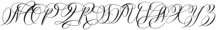 Romance Dream Romance Dream otf (400) Font UPPERCASE