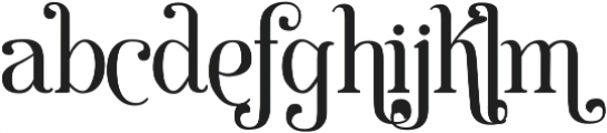 Romance Fatal Serif Pro ttf (400) Font LOWERCASE
