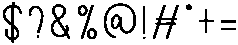 Romance October Regular otf (400) Font OTHER CHARS