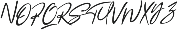 Romance Signature Regular otf (400) Font UPPERCASE