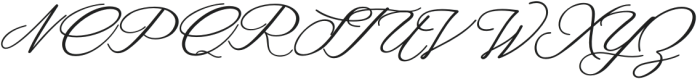 RomanceRomantic Script otf (400) Font UPPERCASE
