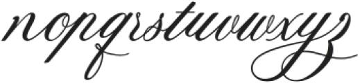 RomanceRomantic Script otf (400) Font LOWERCASE