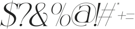 RomanceValley-Italic otf (400) Font OTHER CHARS