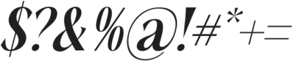 Romani Italic Italic otf (400) Font OTHER CHARS