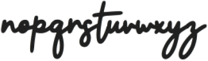 Romanian Signature otf (400) Font LOWERCASE