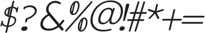 Romans Line Italic otf (400) Font OTHER CHARS
