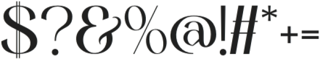Romans lovers DemiBold otf (600) Font OTHER CHARS