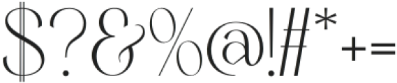 Romans lovers ExtraLight otf (200) Font OTHER CHARS