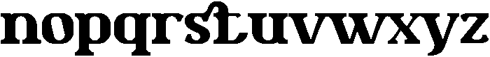 Romansa Regular otf (400) Font LOWERCASE