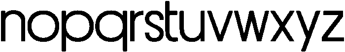 Romansa Regular otf (400) Font LOWERCASE