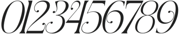 Romantic Aesthetic Regular Italic otf (400) Font OTHER CHARS