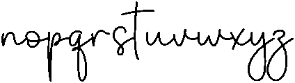 Romantic Christmas Regular otf (400) Font LOWERCASE