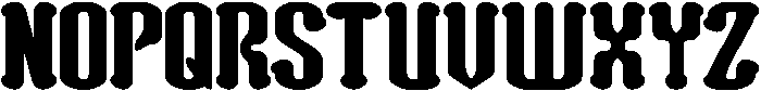 Romantic Club Bold otf (700) Font UPPERCASE