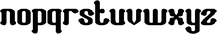Romantic Club otf (400) Font LOWERCASE