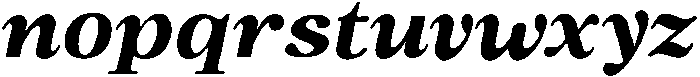 Romantic Editorial Black Italic otf (900) Font LOWERCASE